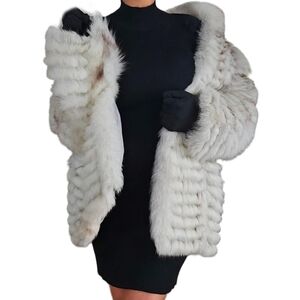 Vintage Saga Furs Blue Fox Fur Coat